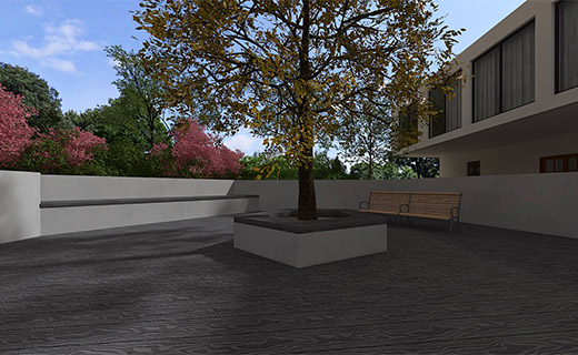 浅灰色，5号时尚花纹TS-03